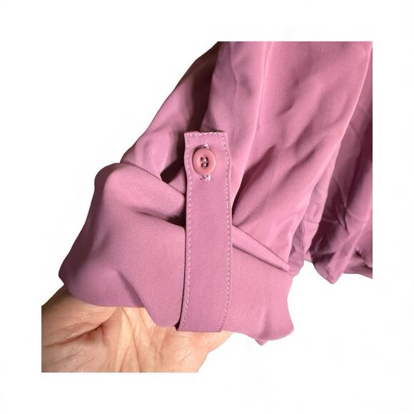 Gaharu Top Women's Plus Size 2XL XXL Purple Relaxed Comfortable Boxy Flowy NWT - Picture 3 of 10